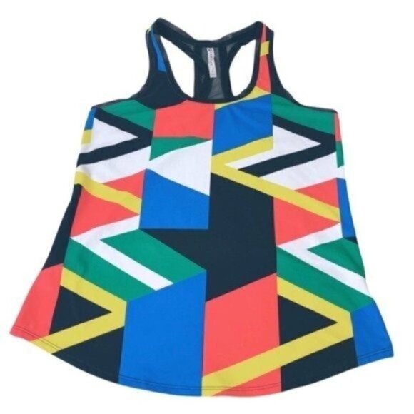 FABLETICS Global Print colorful tank top size small - Picture 3 of 8